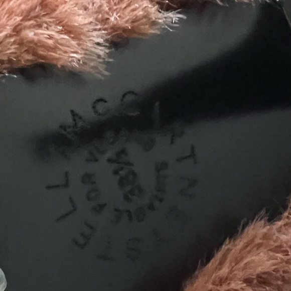 Stella McCartney Ryder Shaggy Faux Fur Heels Pumps Shoes 38.5 New - Picture 6 of 13